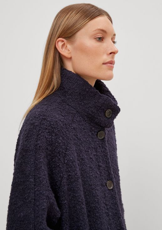 Bouclé coat in a layered look from comma