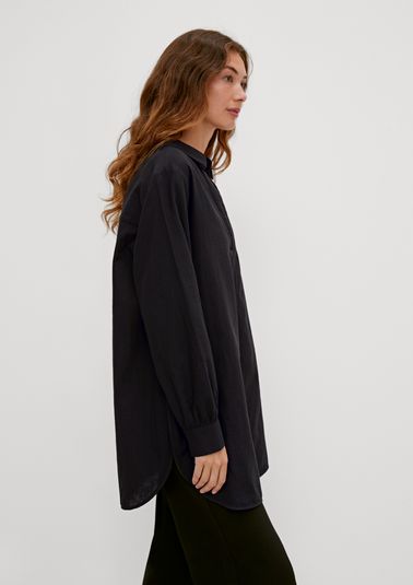 Long cotton blouse from comma