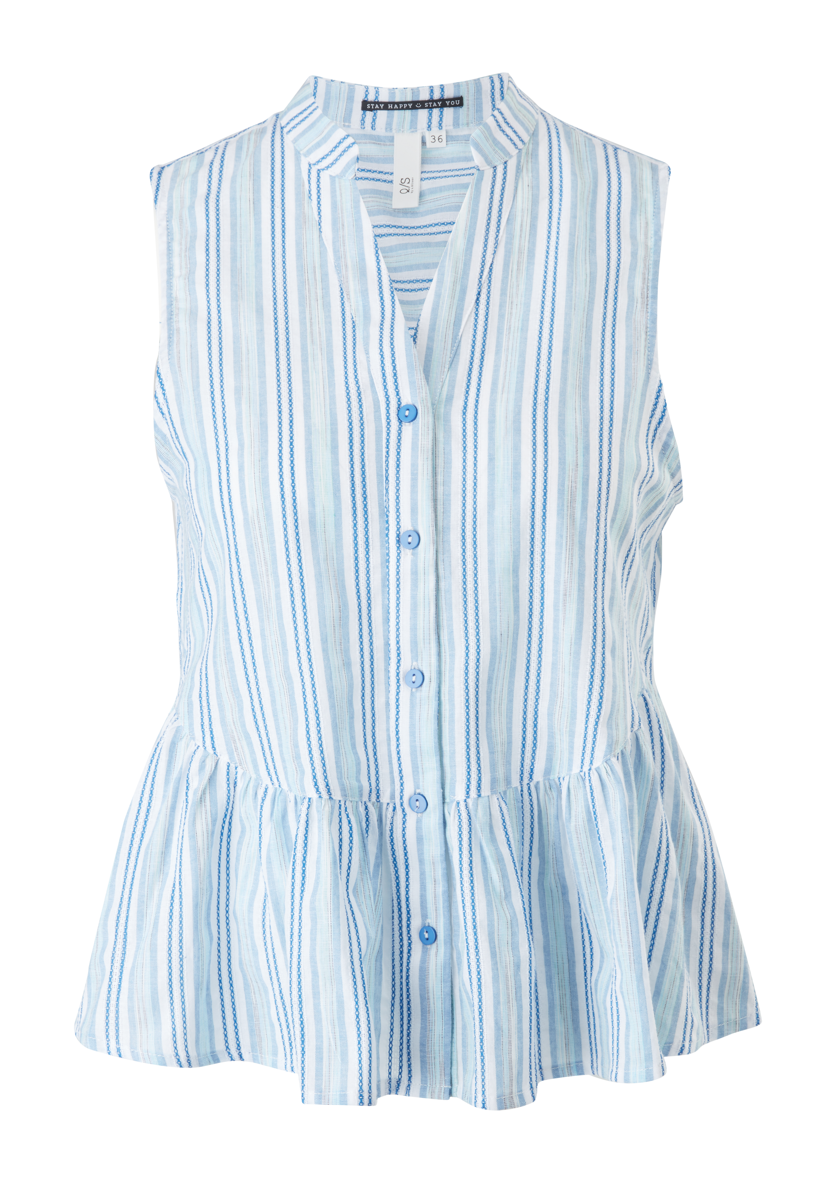 Jeans bluza brez rokavov
