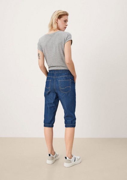 Femmes Shorts | Regular : corsaire en jean léger - PX65939