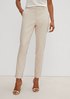 Regular fit: 7/8-length trousers with side slits at the hem from comma