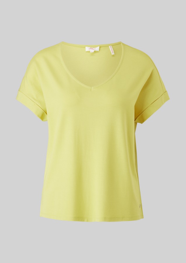 Damen Shirts & Tops | Basic-Shirt aus Viskosestretch - OT07558