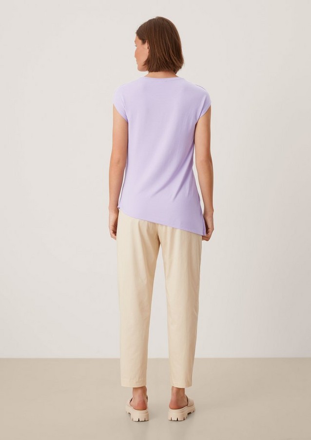 Damen Shirts & Tops | Ärmelloses Shirt mit Chiffon-Layer - SR14647