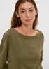 Sweatshirt with a bateau neckline from comma