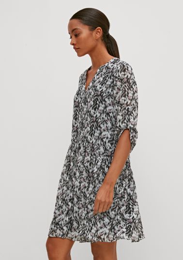 Delicate dress with button placket from comma