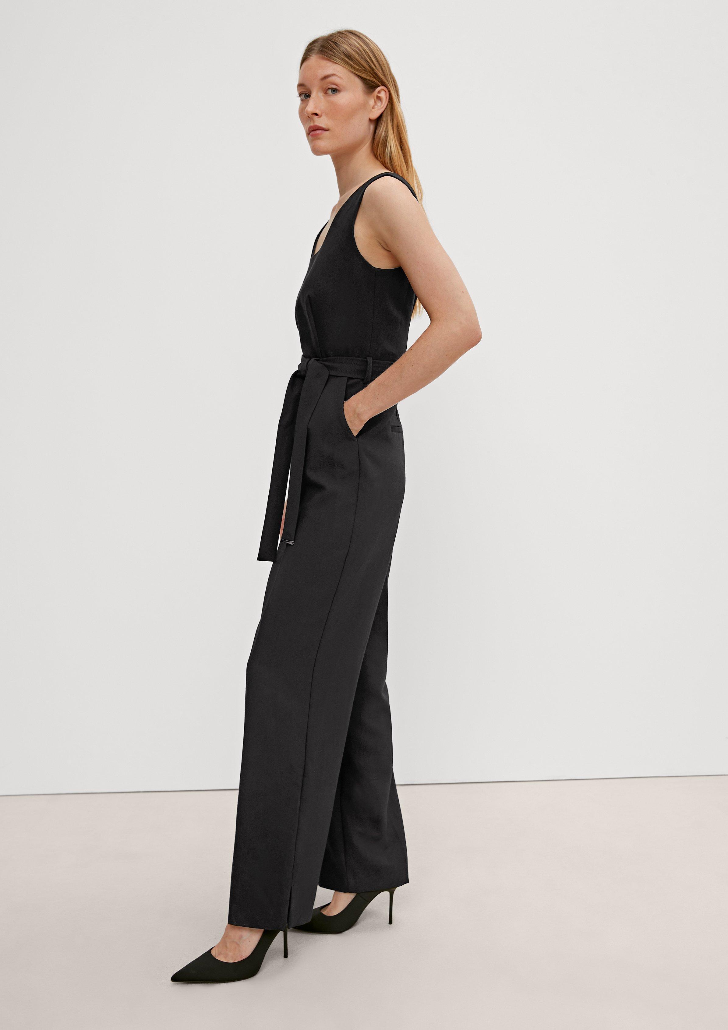 comma Elegant viscose blend jumpsuit