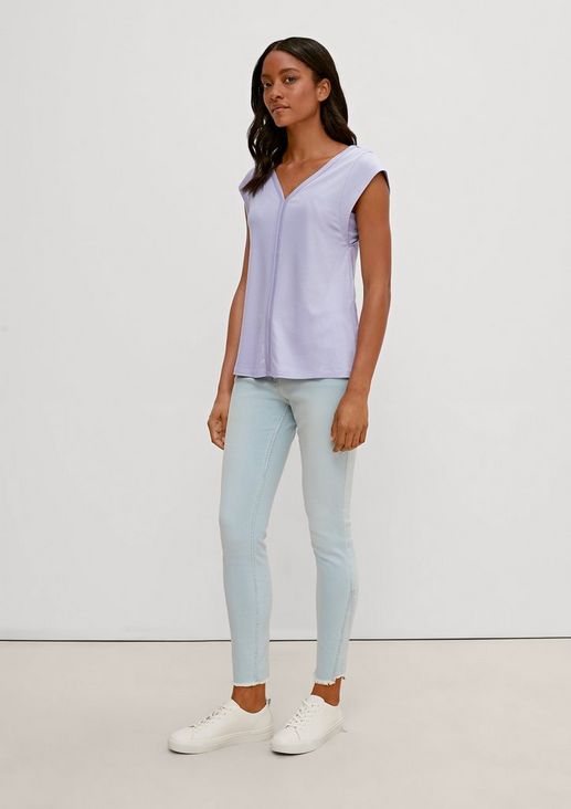 Viscose jersey top from comma