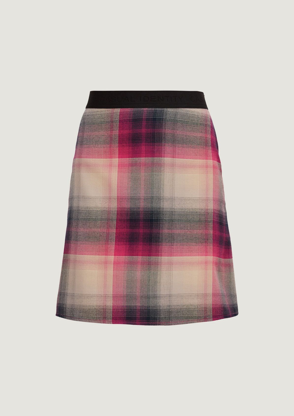 Skater skirt in a check design from comma