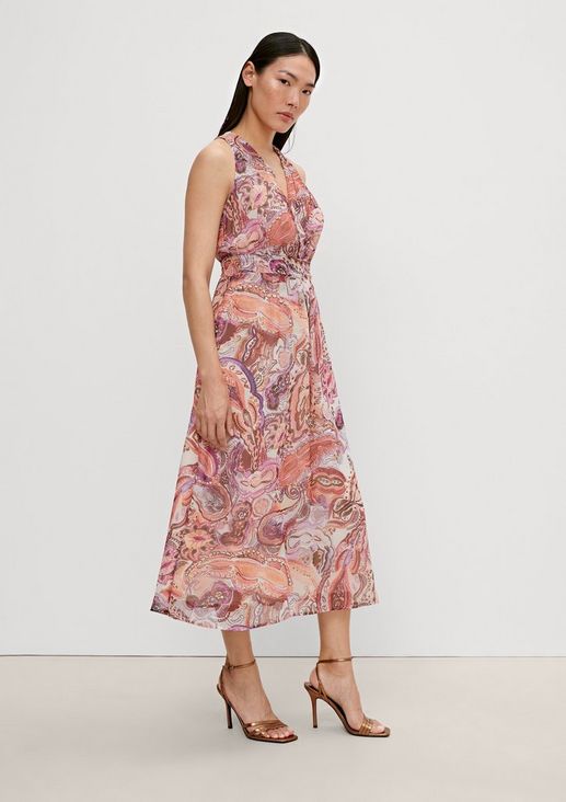 Flowing midi dress from comma