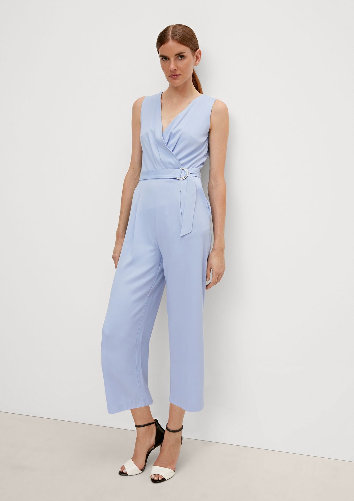 Wrap-effect jumpsuit from comma