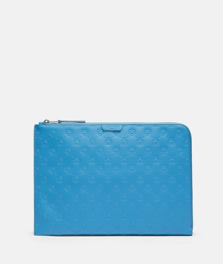 Laptop case with logo icon embossing from liebeskind