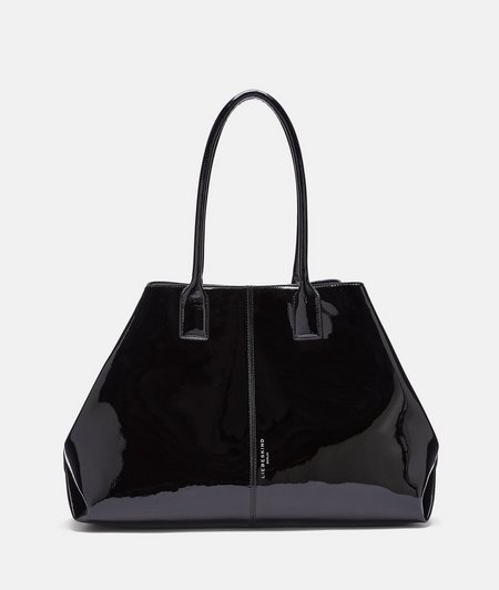 Patent leather shopper from liebeskind