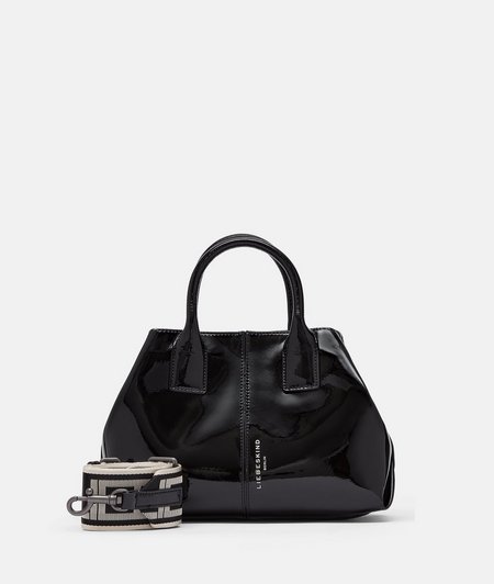 Small patent leather shopper from liebeskind
