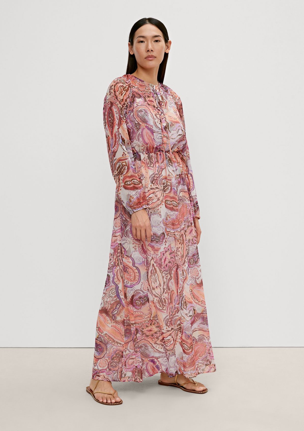 Tunic-style maxi dress from comma