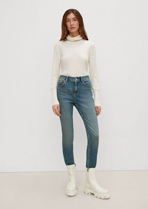 Regular fit: jeans with a skinny leg from comma