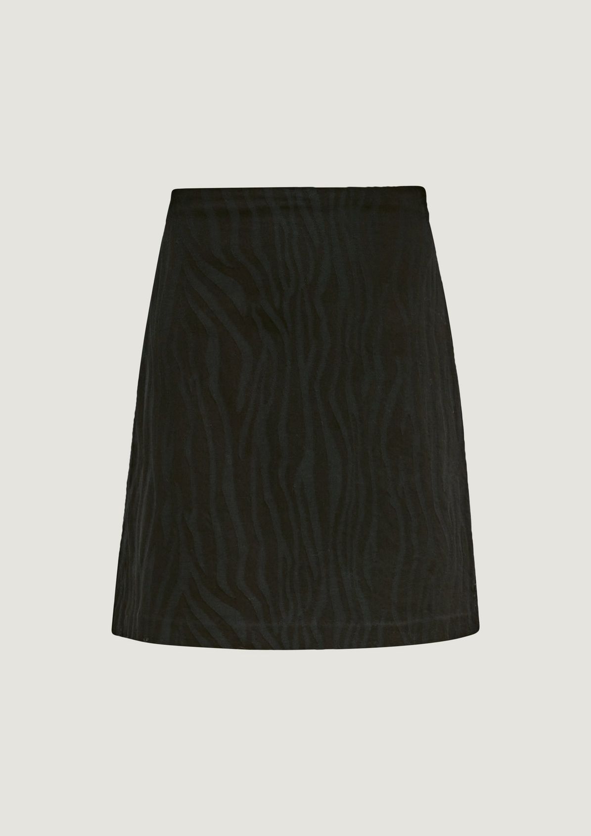 Denim skirt with an animal pattern from comma