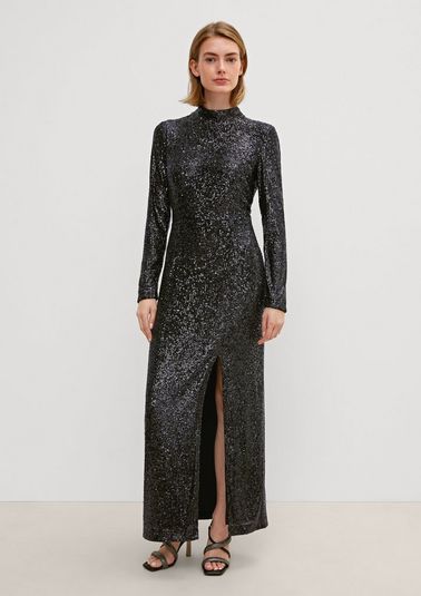 Maxi dress with sequins from comma