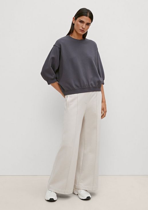 Sweatshirt with 3/4-length batwing sleeves from comma