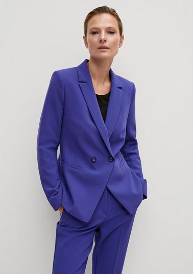 Indoor blazer in stretch viscose from comma
