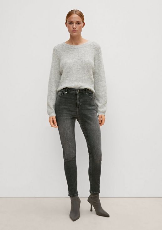 Regular fit: Jeans with sequins from comma