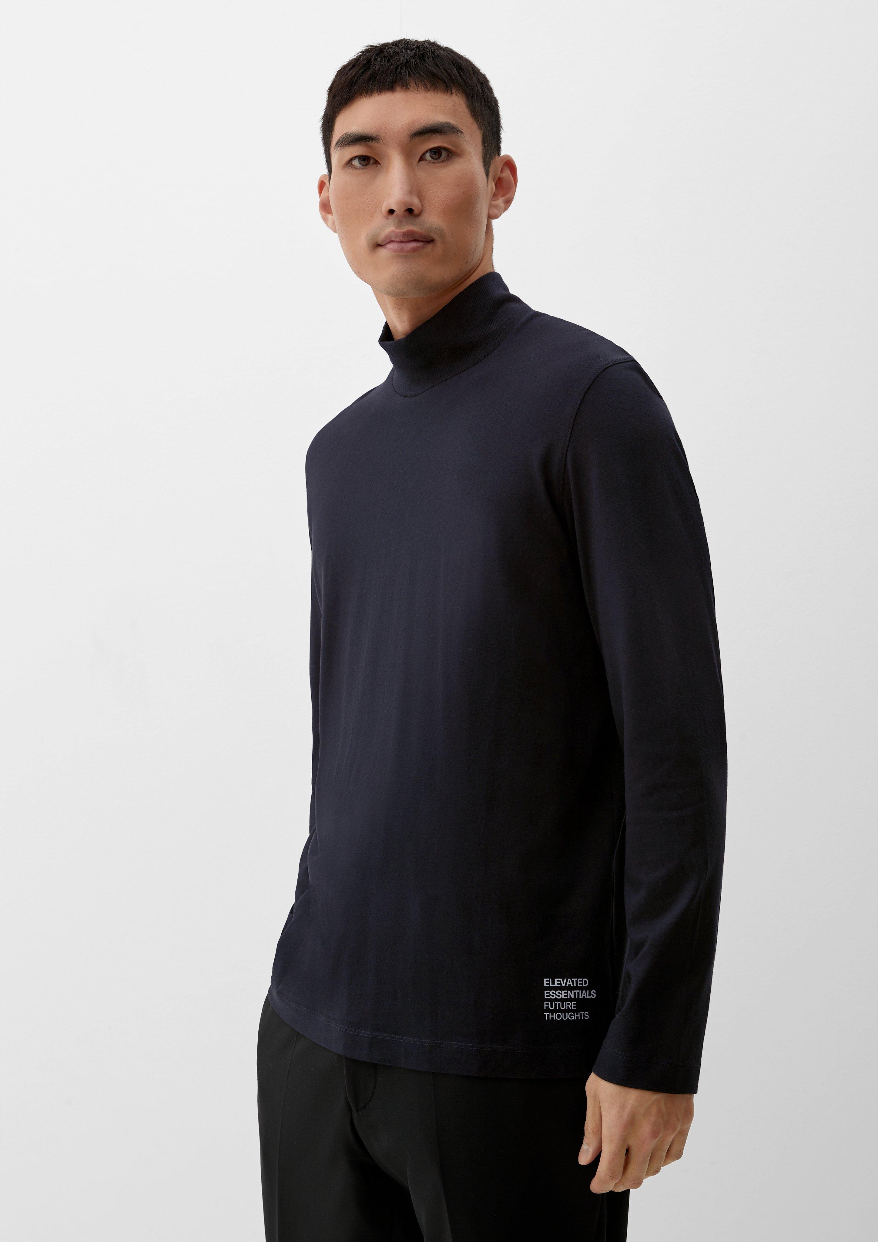 Mixed fabric top