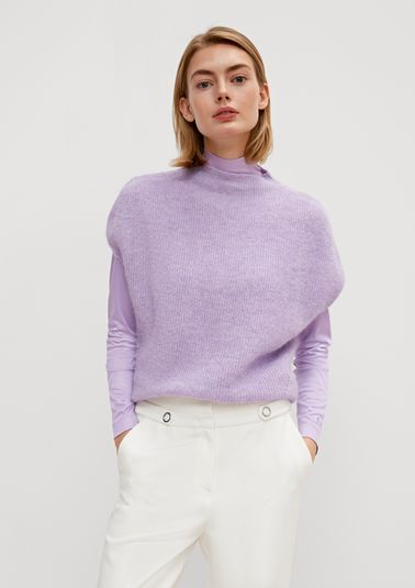 Alpaca blend knitted jumper from comma