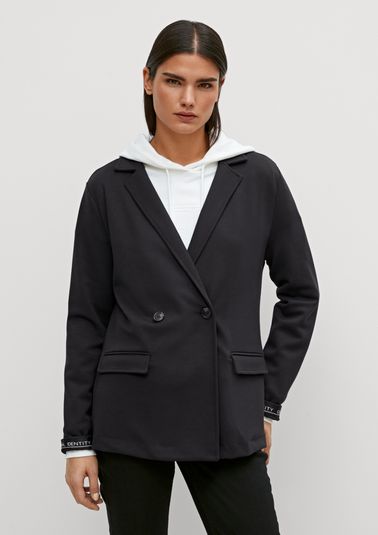Indoor blazer in stretch viscose from comma