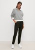 Regular fit: stretch viscose trousers from comma