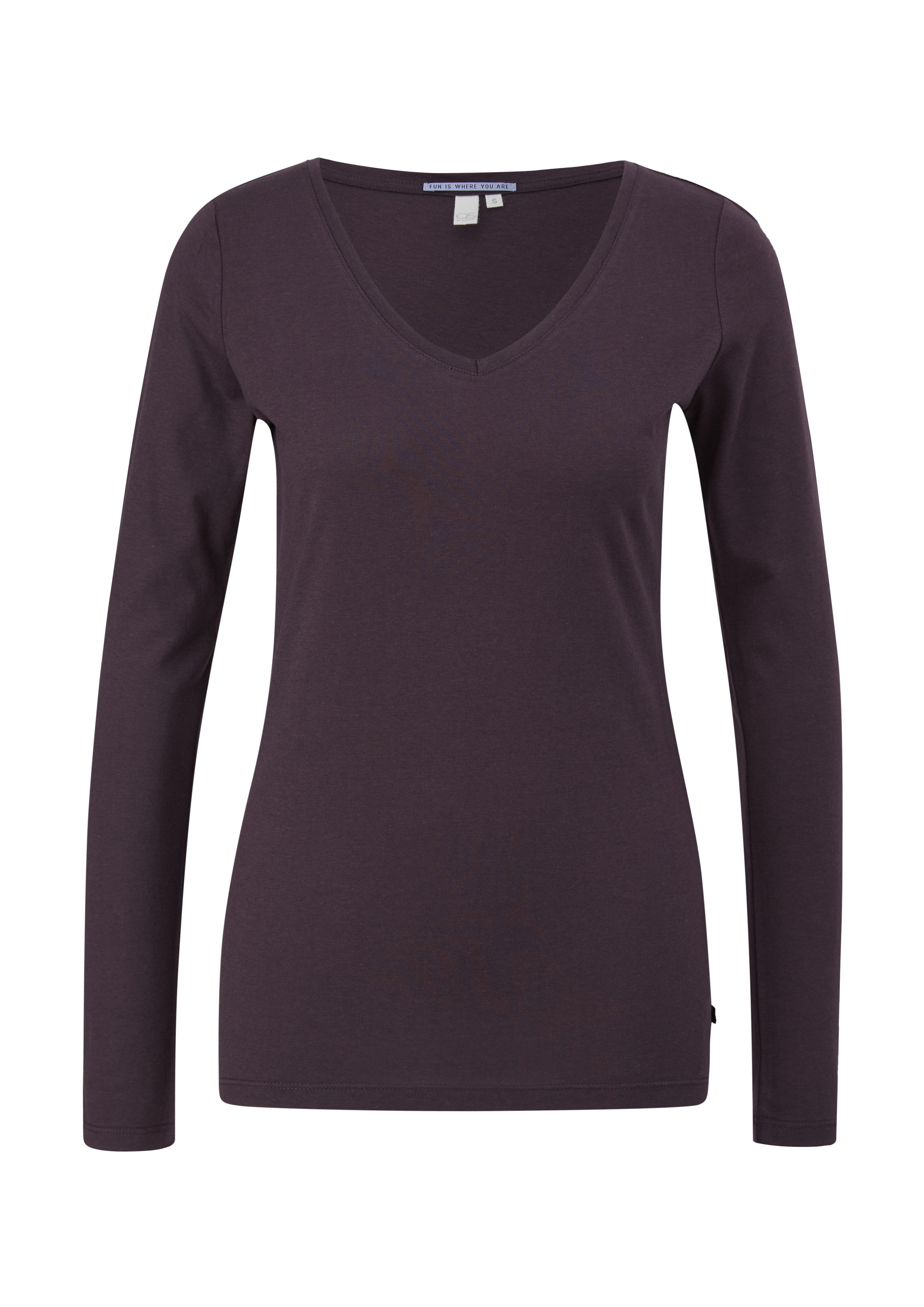 Mixed fabric top