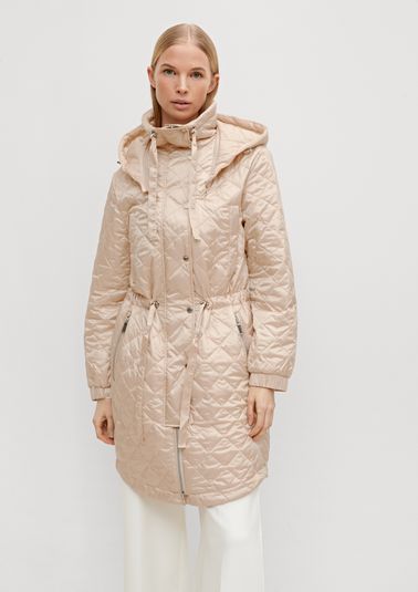 Coat with detachable hood from comma