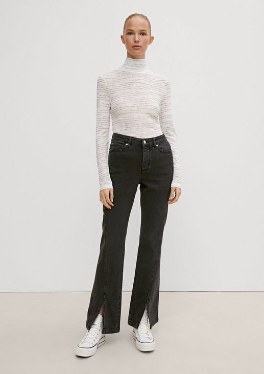 Regular fit: flared jeans from comma