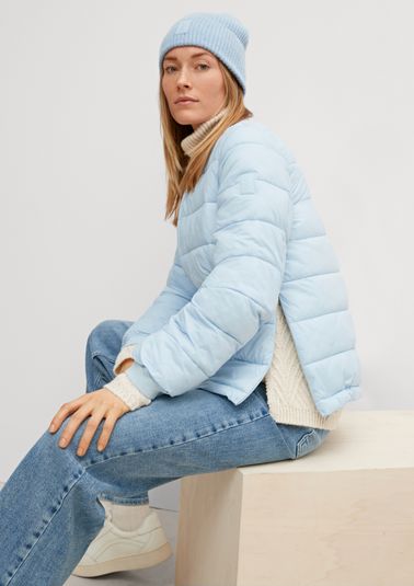 Quilted jacket in a boxy fit from comma
