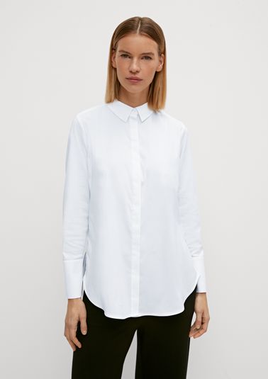 Long blouse made of stretch cotton from comma