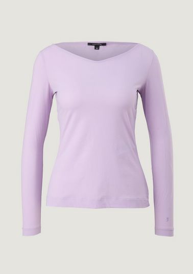 Slim fit long sleeve top from comma
