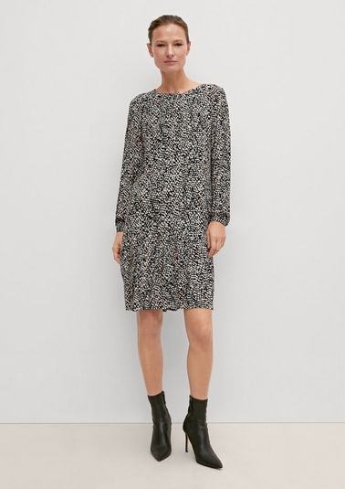 Kleid mit Allover-Muster from comma