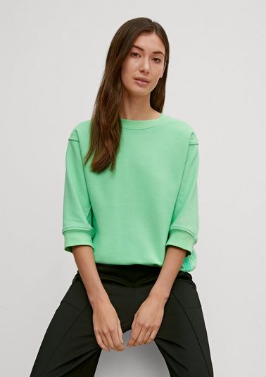 Sweatshirt with 3/4-length sleeves from comma