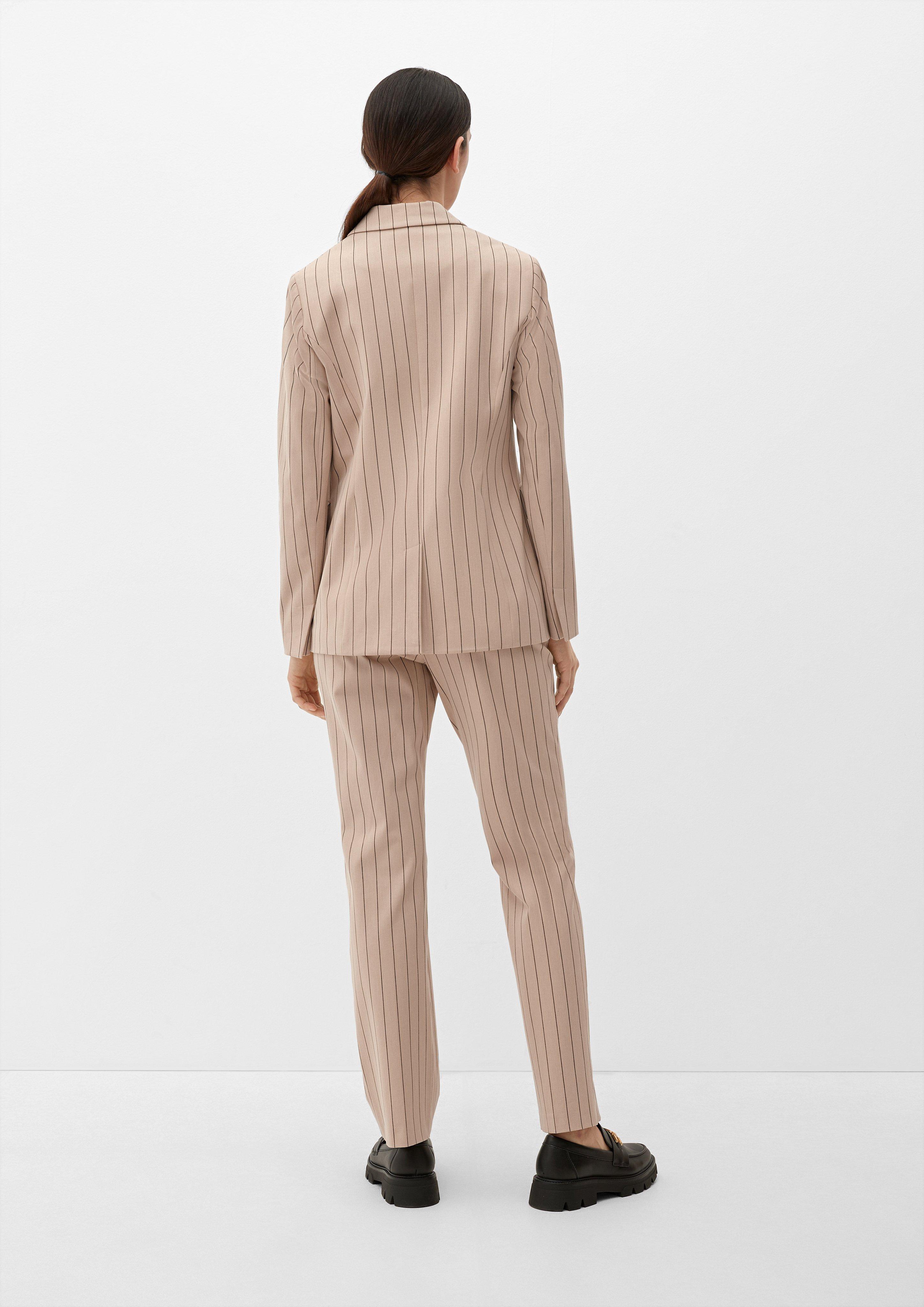 Woven fabric blazer