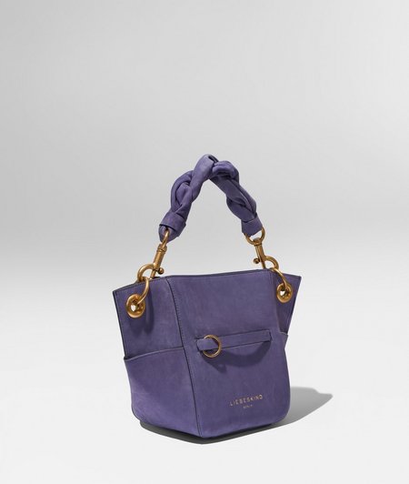 Compact bag made of soft suede from liebeskind