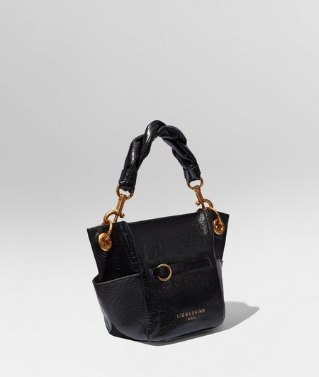 Cross-body bag in shimmering leather from liebeskind