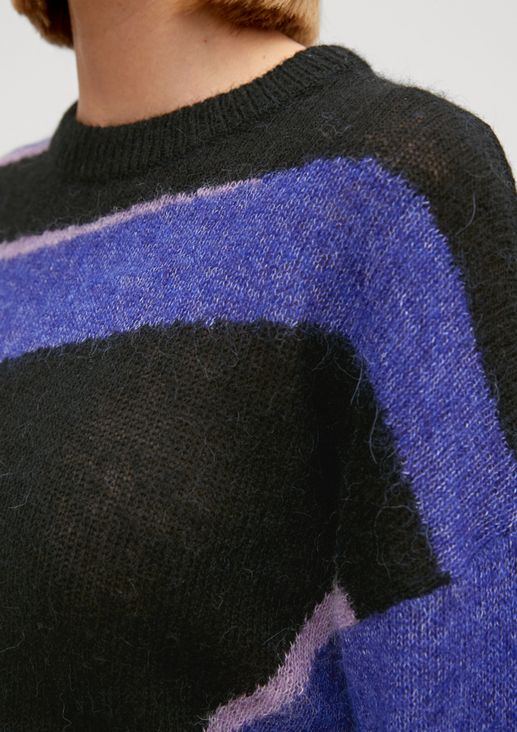Knitted jumper in an alpaca blend from comma