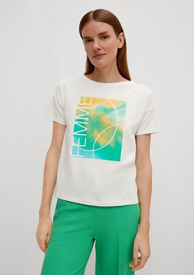 T-shirt en modal mélangé de Comma