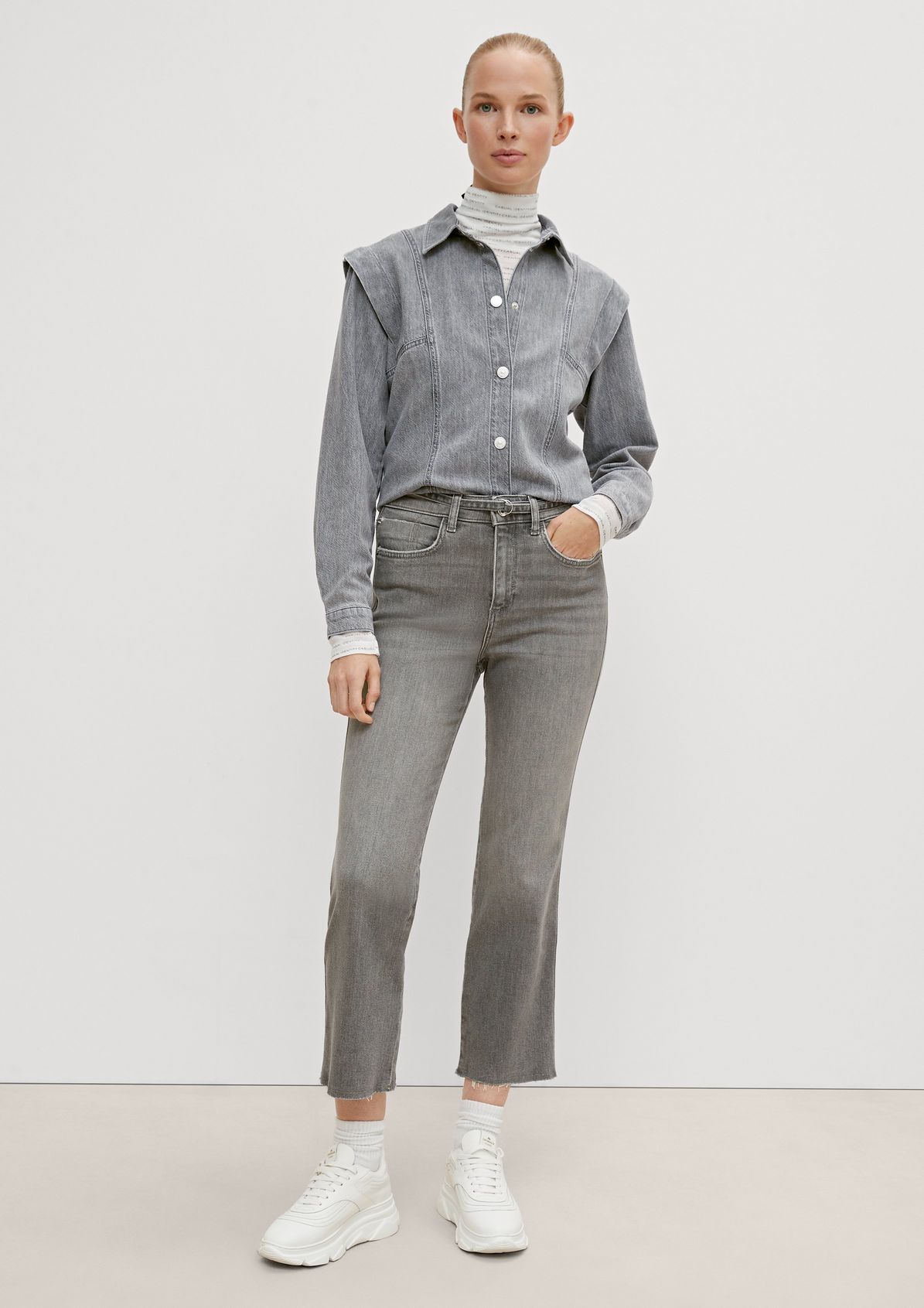 Denim blouse from comma