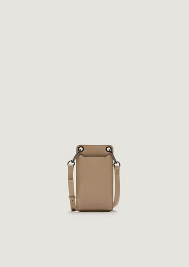 Leather phone bag from comma