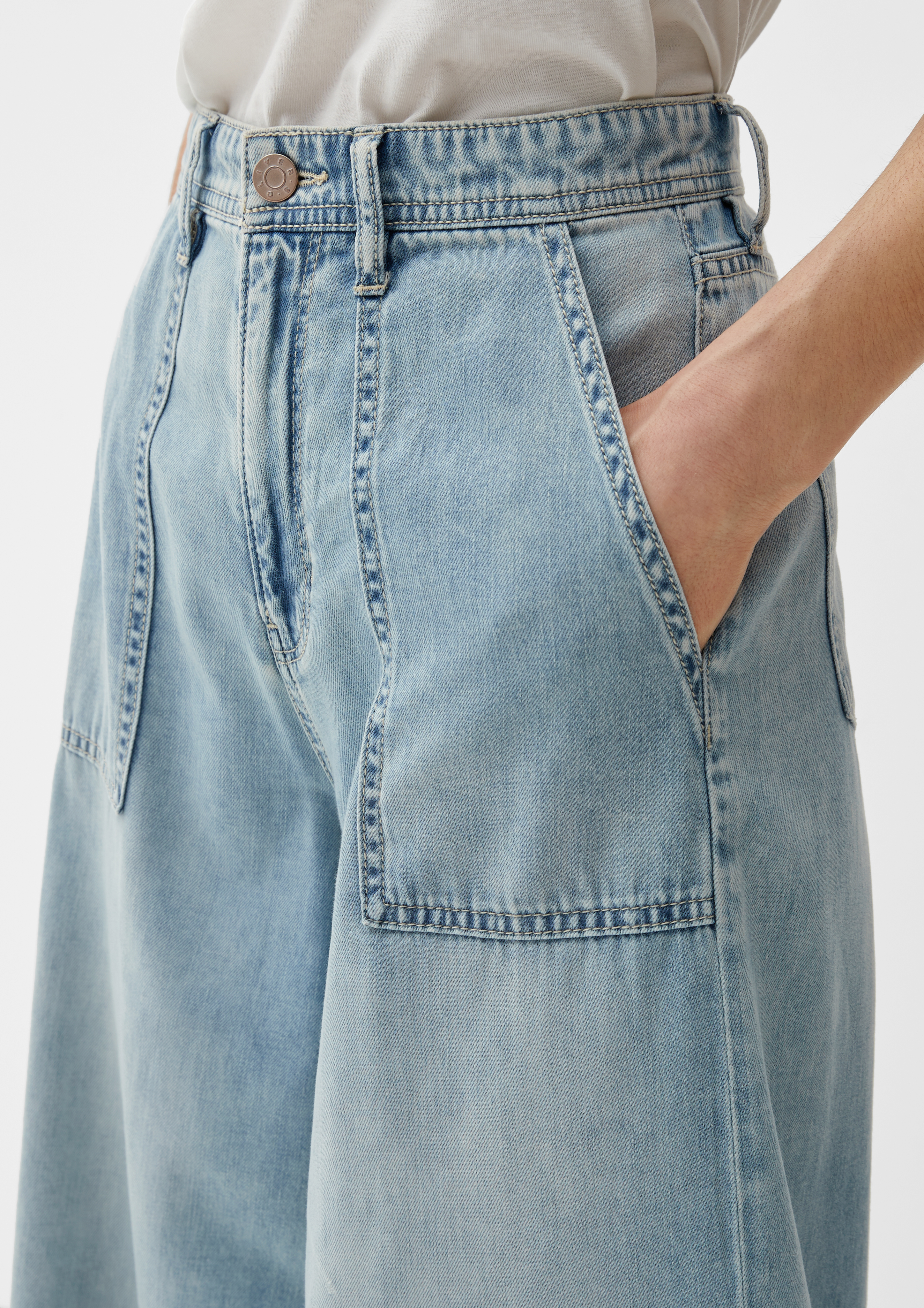 Denim culottes
