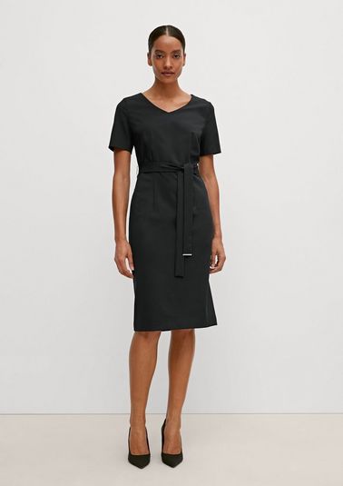 Sheath dress made of tricotine fabric from comma