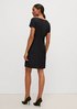 Short dress with a bateau neckline from comma