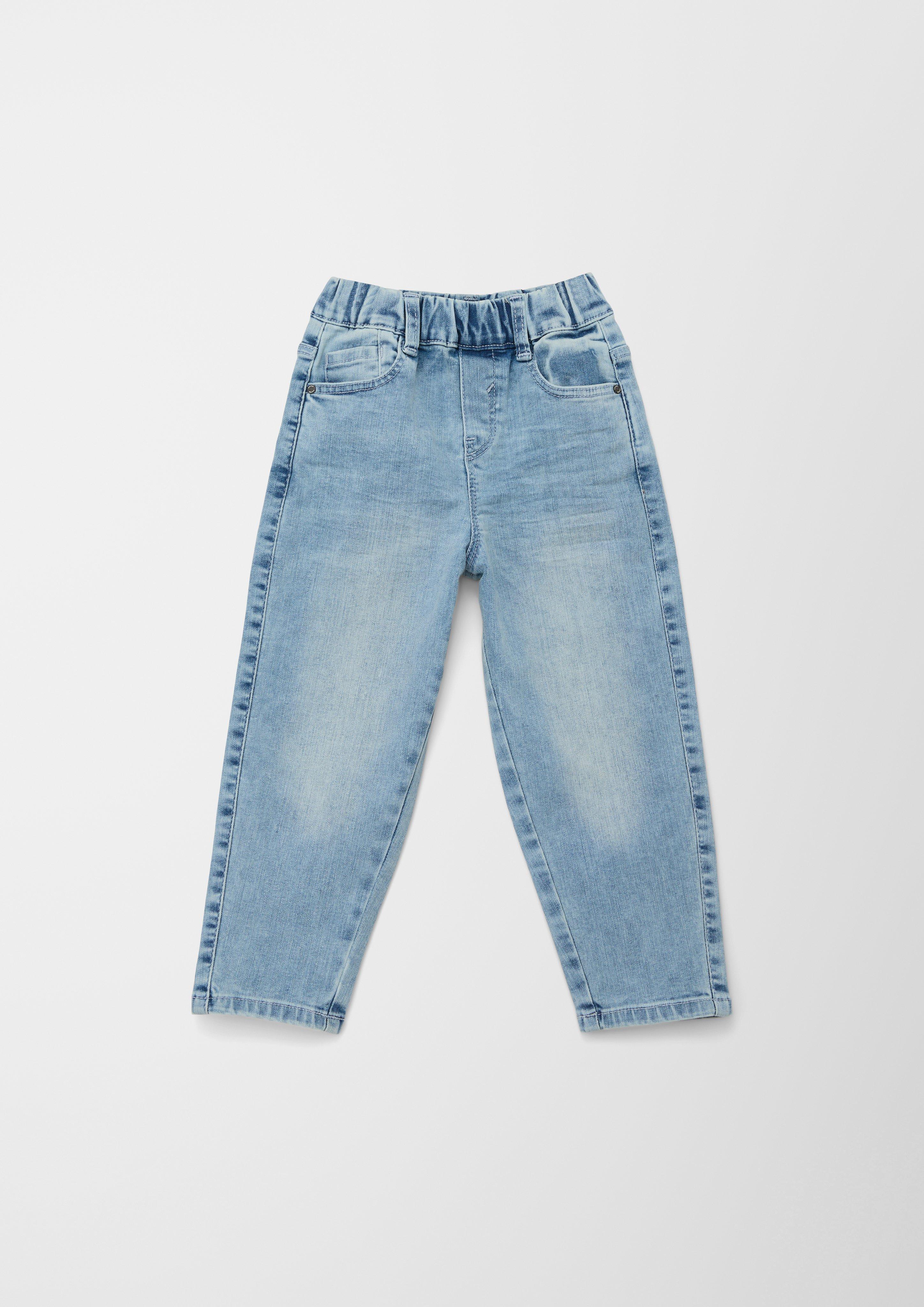 Junior jeans met elastische band - lichtblauw | www.soliver-online.be