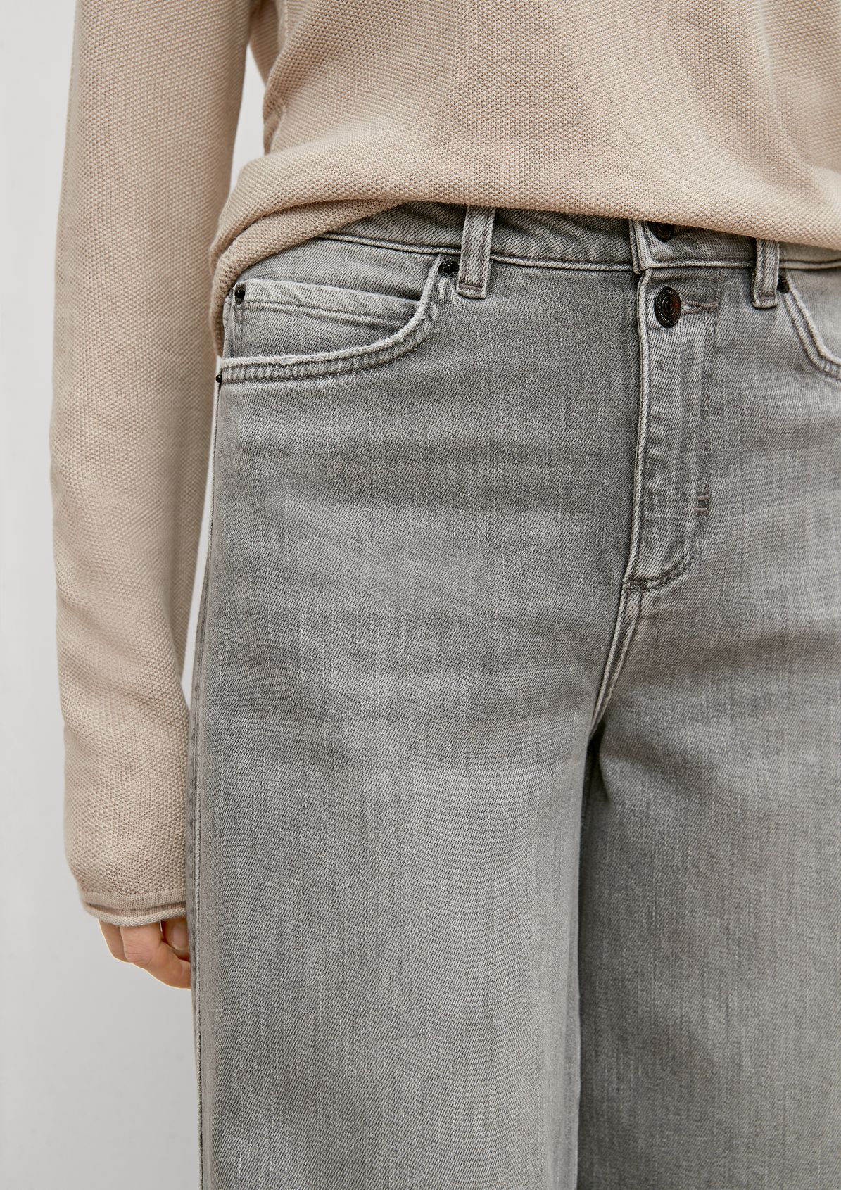 Loose: Jeans mit Wide leg 