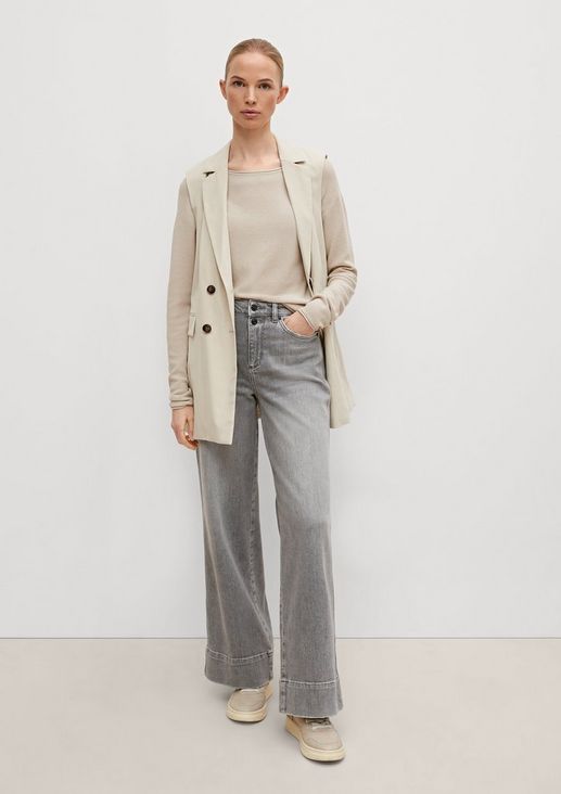 Loose fit: wide leg jeans from comma
