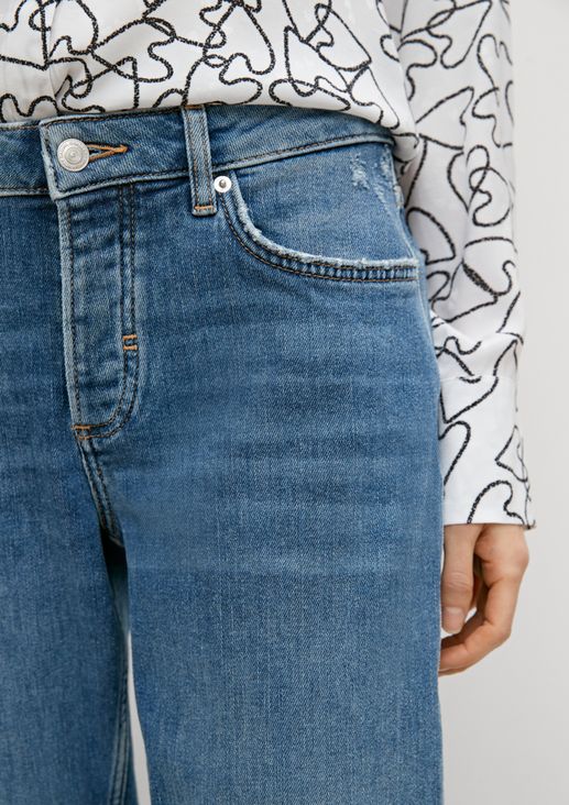 Relaxed: Jeans mit Destroyes 